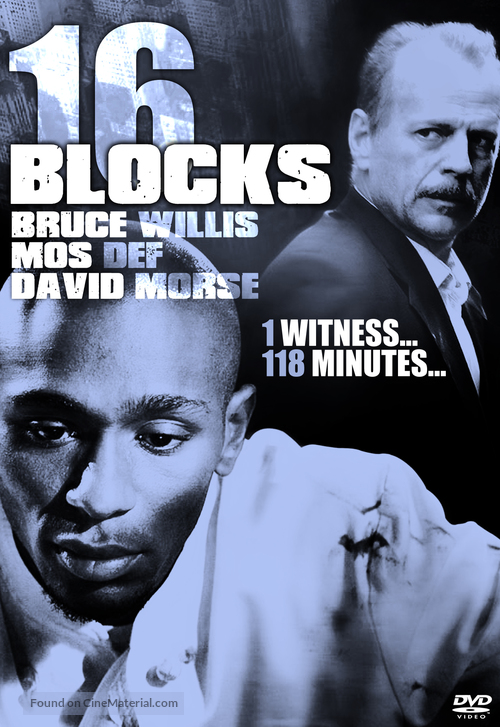 16 Blocks - DVD movie cover