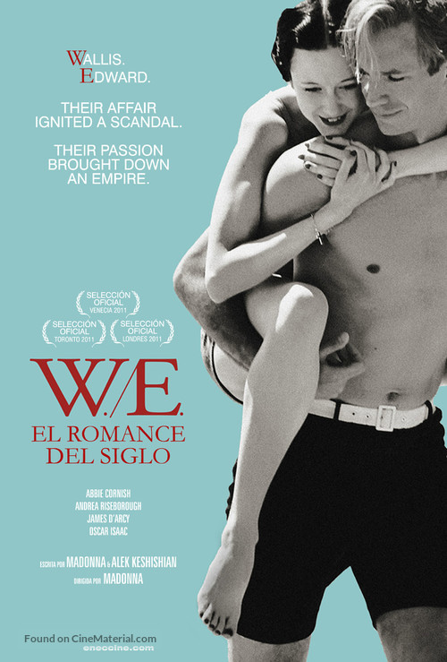 W.E. - Uruguayan Movie Poster