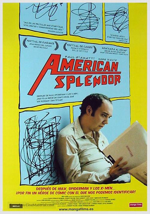 American Splendor - Spanish Movie Cover