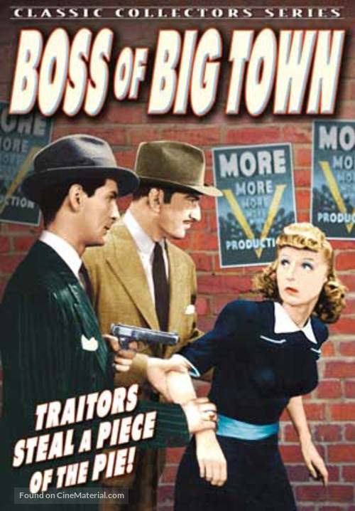 The Boss of Big Town - DVD movie cover