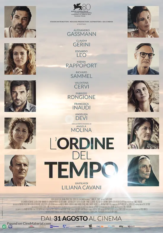 L&#039;ordine del tempo - Italian Movie Poster