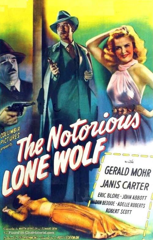 The Notorious Lone Wolf - Movie Poster