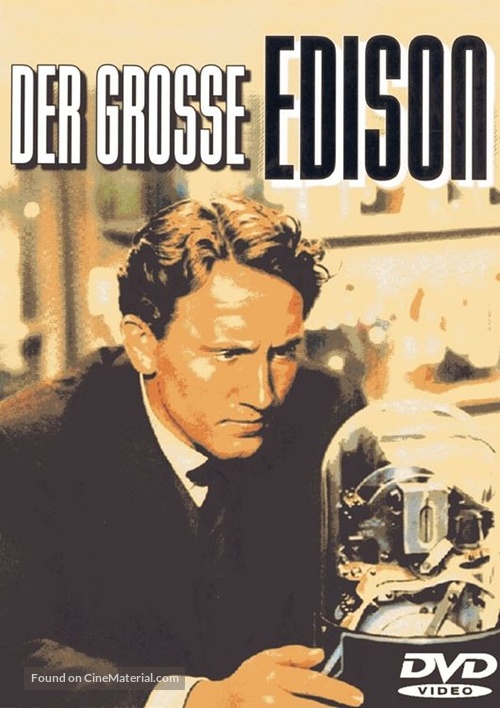 Edison, the Man - German DVD movie cover