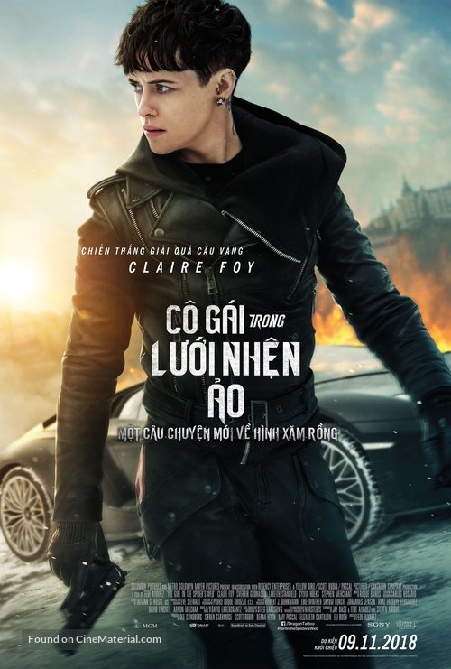The Girl in the Spider&#039;s Web - Vietnamese Movie Poster