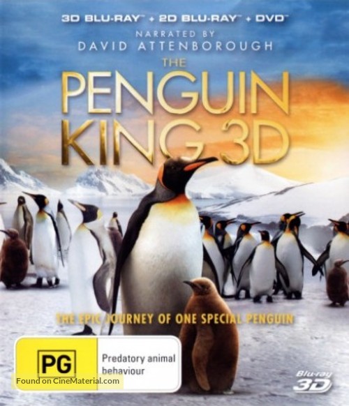 The Penguin King 3D - Australian Blu-Ray movie cover