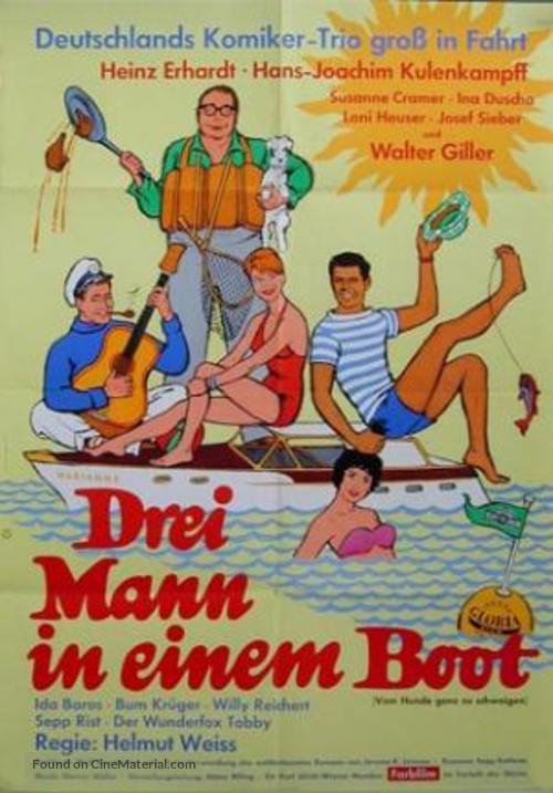 Drei Mann in einem Boot - German Movie Poster