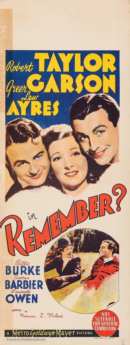 Remember? - Australian Movie Poster