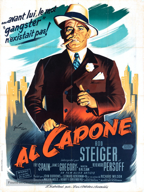 Al Capone - French Movie Poster