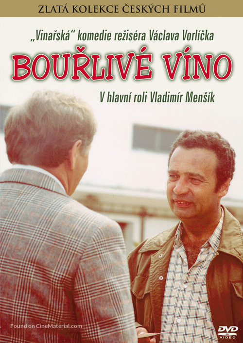 Bourliv&eacute; v&iacute;no - Czech DVD movie cover