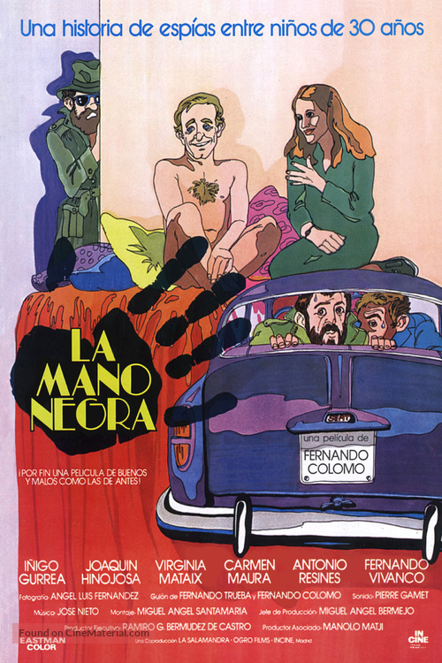 La mano negra - Spanish Movie Poster