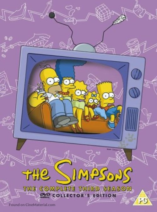 &quot;The Simpsons&quot; - British DVD movie cover