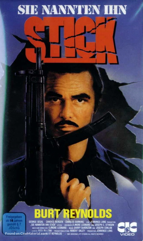 Stick - German VHS movie cover