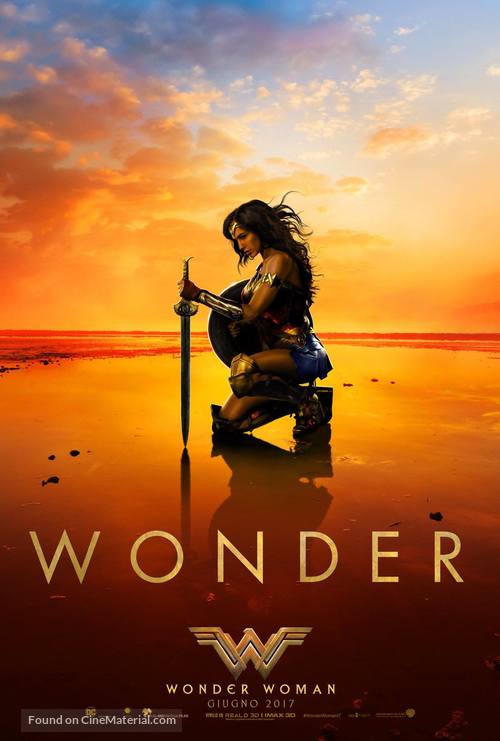 Wonder Woman - Italian Movie Poster