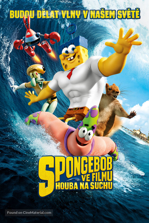 The SpongeBob Movie: Sponge Out of Water - Czech DVD movie cover