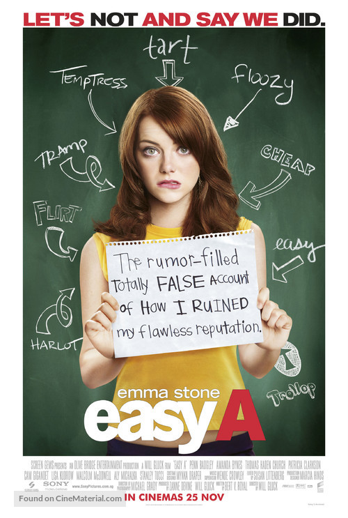 Easy A - Movie Poster