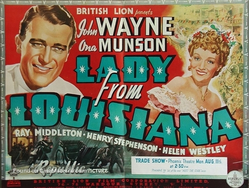 Lady from Louisiana - Movie Poster