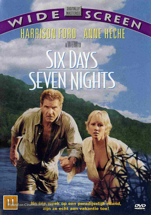 Six Days Seven Nights - Danish DVD movie cover