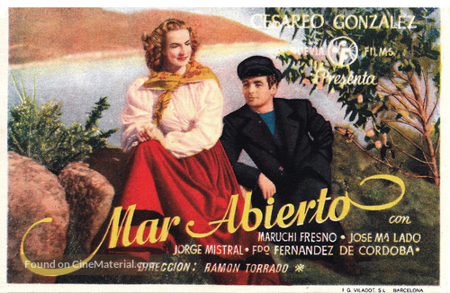 Mar abierto - Spanish Movie Poster
