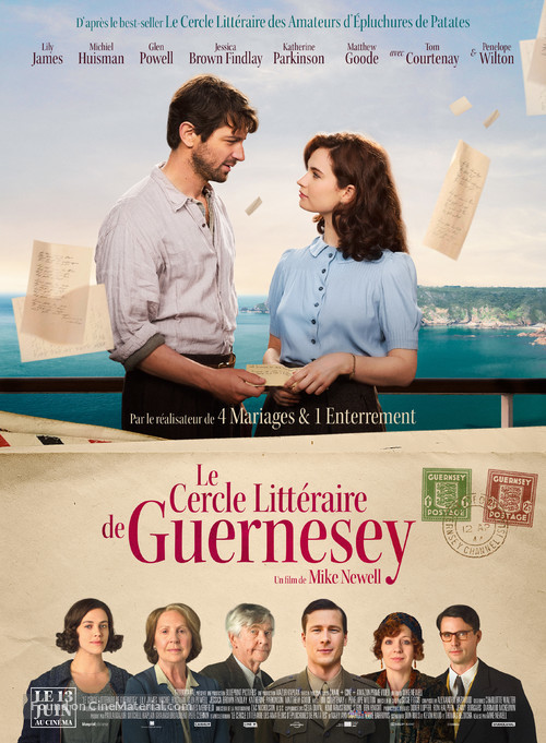 The Guernsey Literary and Potato Peel Pie Society - French Movie Poster