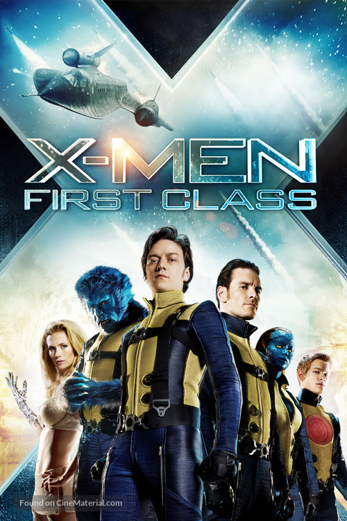 X-Men: First Class - DVD movie cover