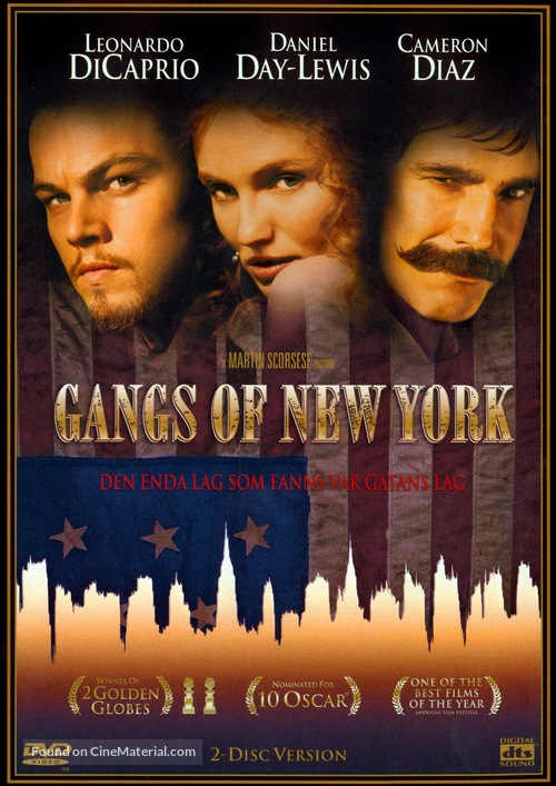 Gangs Of New York - Swedish DVD movie cover