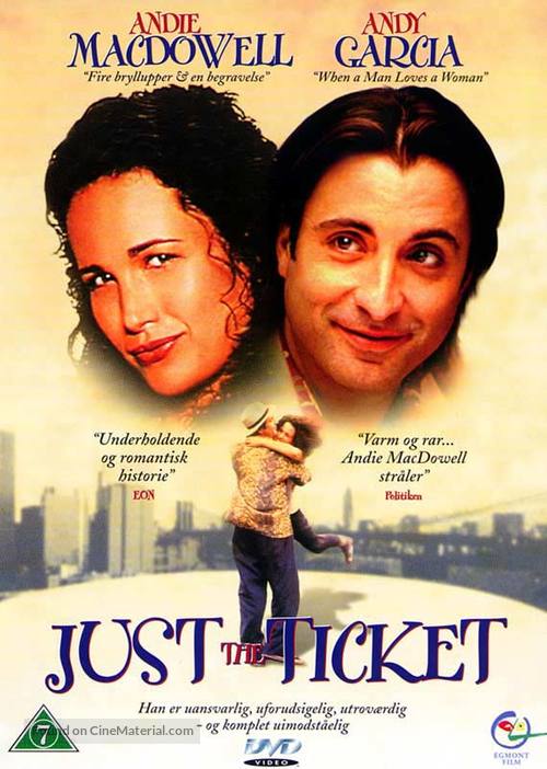 Just the Ticket - Danish DVD movie cover
