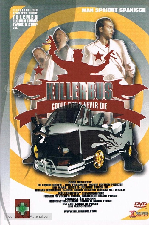 Killerbus - German DVD movie cover