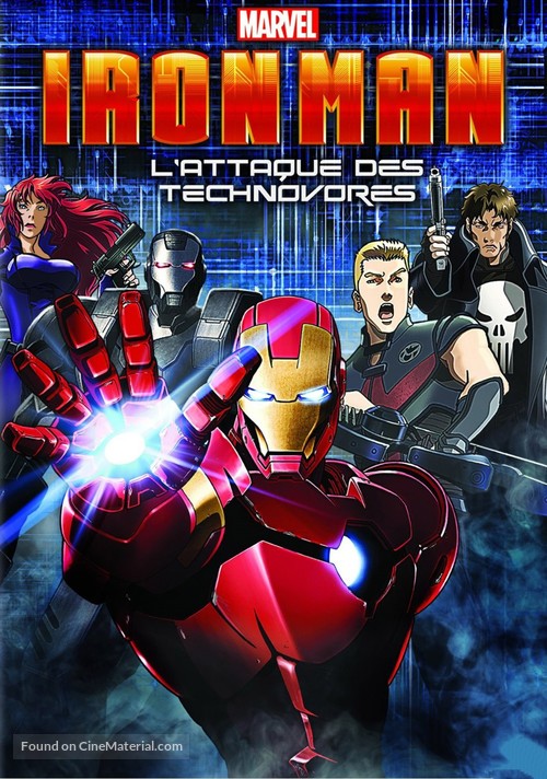 Iron Man: Rise of Technovore - French DVD movie cover