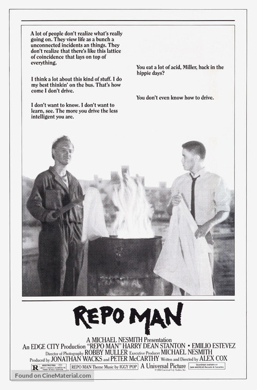 Repo Man - Movie Poster
