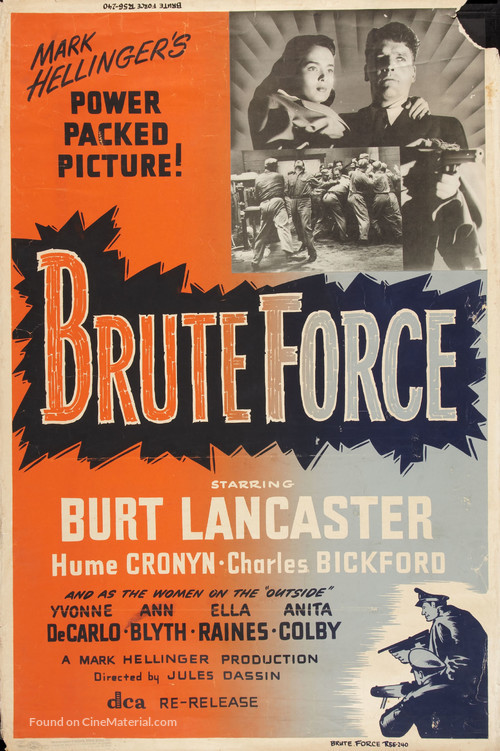 Brute Force - Re-release movie poster