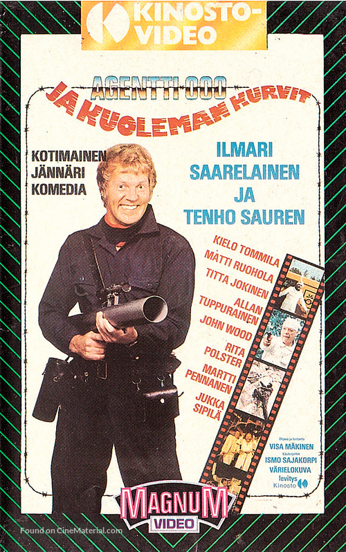 Agentti 000 ja kuoleman kurvit - Finnish Movie Cover