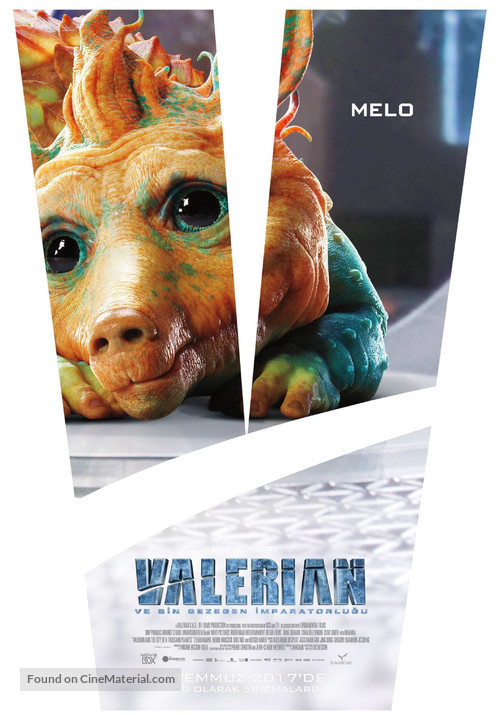 Valerian and the City of a Thousand Planets - Turkish Movie Poster