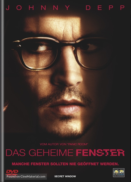 Secret Window - Swiss DVD movie cover