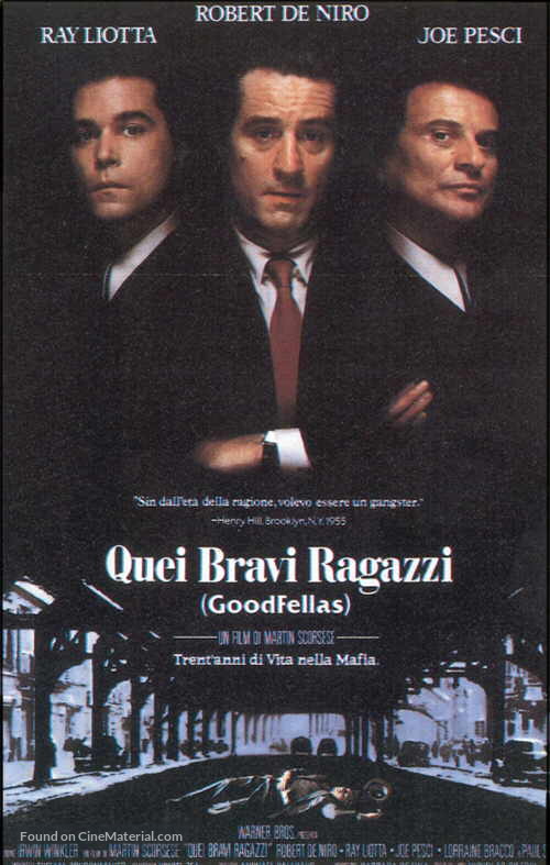 Goodfellas - Italian Movie Poster