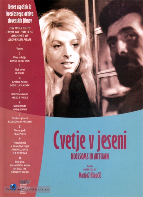 Cvetje v jeseni - Slovenian DVD movie cover