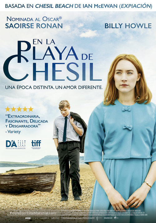 On Chesil Beach - Spanish Movie Poster