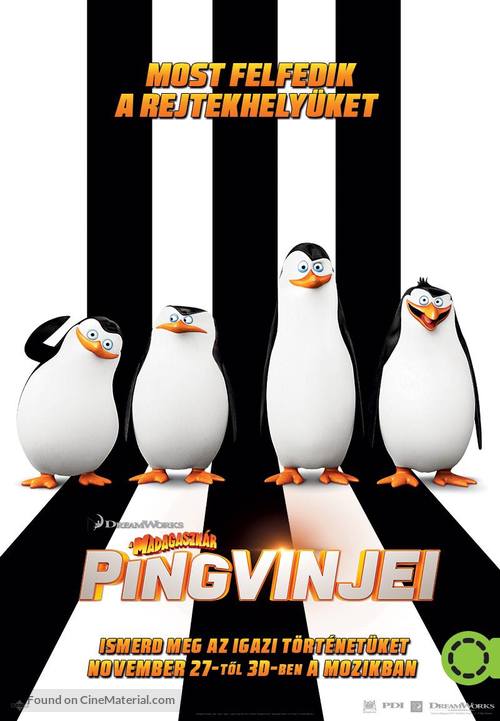 Penguins of Madagascar - Hungarian Movie Poster