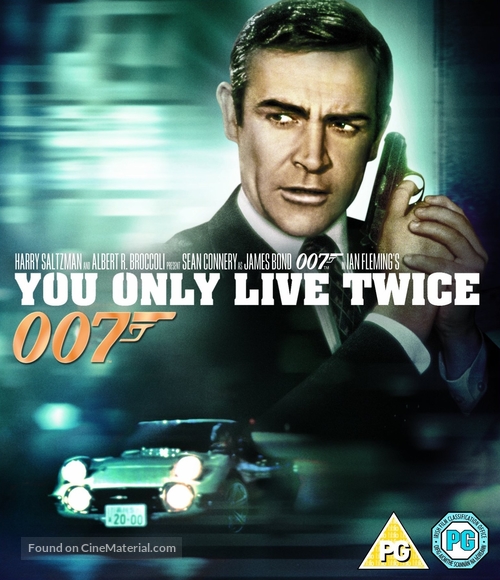 You Only Live Twice - British Blu-Ray movie cover