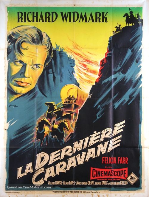 The Last Wagon - French Movie Poster