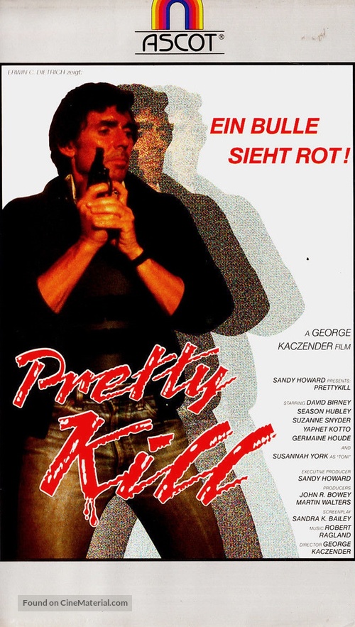 Prettykill - German VHS movie cover