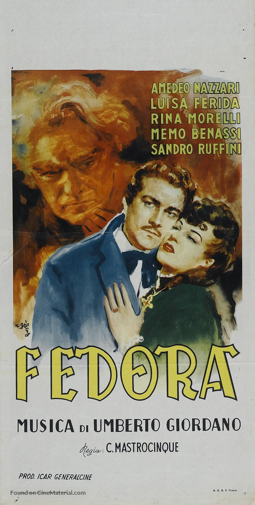 Fedora - Italian Movie Poster