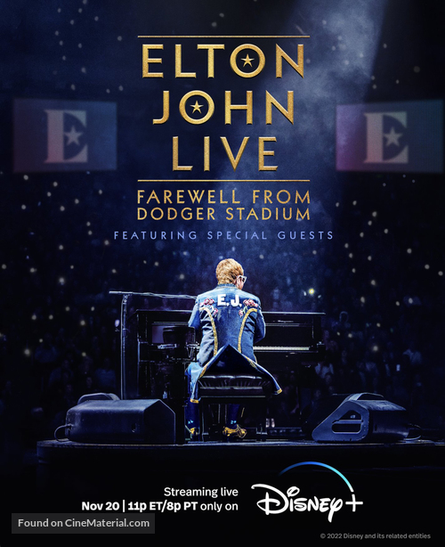 Elton John Live: Farewell from Dodger Stadium - Movie Poster