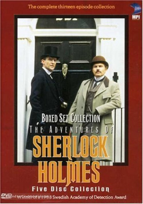 &quot;The Adventures of Sherlock Holmes&quot; - DVD movie cover