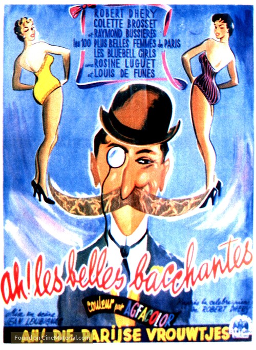 Ah! Les belles bacchantes - Belgian Movie Poster