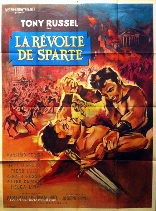 La rivolta dei sette - French Movie Poster