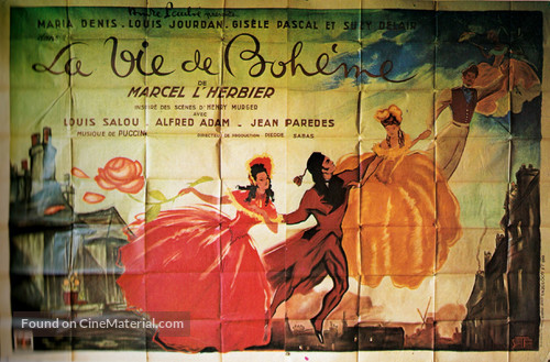 La vie de boh&egrave;me - French Movie Poster