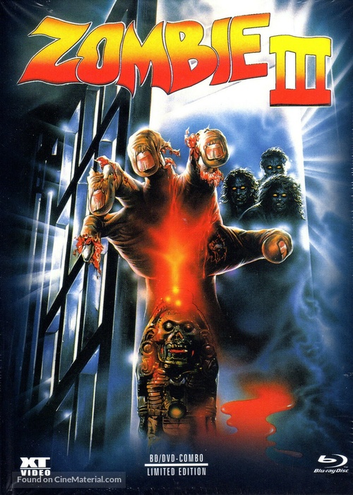 Zombi 3 - Austrian Blu-Ray movie cover