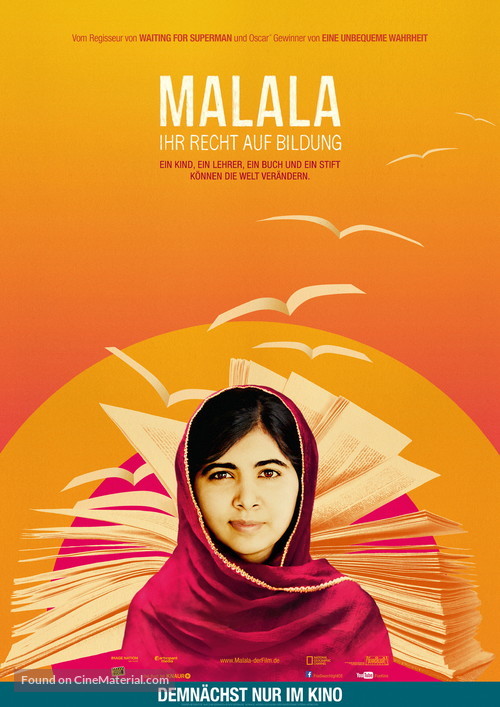 He Named Me Malala - German Movie Poster