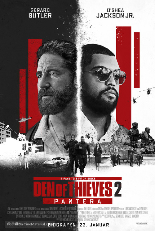 Den of Thieves 2: Pantera - Danish Movie Poster