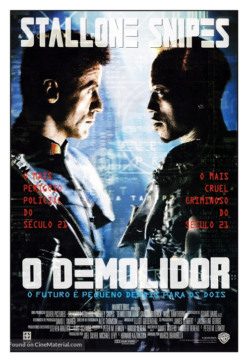 Demolition Man - Brazilian Movie Poster